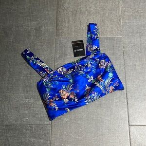 Silk Printed Crop Tank